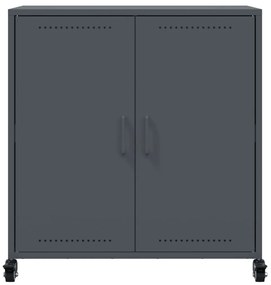 vidaXL Μπουφές Ανθρακί 68x39x72 εκ. από Ατσάλι