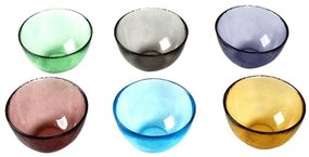 Μπωλ Παγωτού Cobble (Σετ 6Τμχ) 52.020.24 Φ13,5cm Multi Cryspo Trio Glass