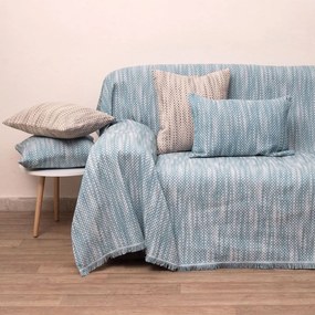 Ριχτάρι 1570 Petrol Anna Riska Τετραθέσιο 180x320cm 100% Cotton