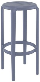 TOM 75εκ. ΣΚΑΜΠΟ DARK GREY ΠΟΛ/ΝΙΟΥ