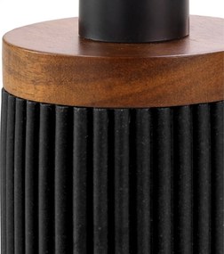ΑΞΕΣΟΥΆΡ ΜΠΆΝΙΟΥ SOAP DISPENSER PLAIN POLYRESIN ACACIA NIAGARA NOIR