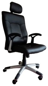 Καρέκλα Γραφείου ArteLibre ΠYPHNH Μαύρο PU 65x66x123-133cm