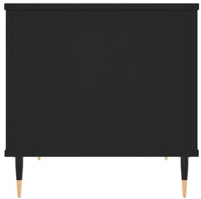 vidaXL Τραπεζάκι Σαλονιού Μαύρο 60x44,5x45 εκ. Επεξεργασμένο Ξύλο
