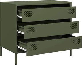 vidaXL Ντουλάπι Λαδί 68x39x58,5 εκ. από Χάλυβα Ψυχρής Έλασης