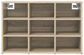 vidaXL Παπουτσοθήκη Sonoma Δρυς 77.5 x 30 x 51 εκ. Επεξεργασμένο ξύλο