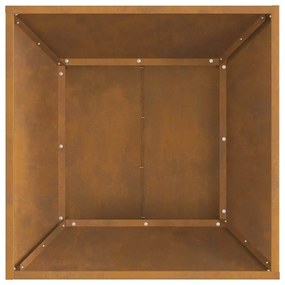 vidaXL Φωτιά Μαύρο 60 x 60 x 35 cm Ατσάλι