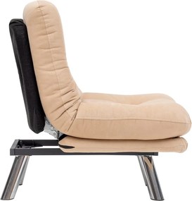 Πολυθρόνα-Κρεβάτι Κρέμα MISA SMALL SOLO 78x70x85