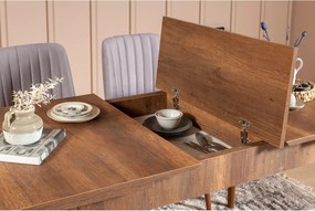 Τραπέζι Επεκτεινόμενο Καρυδιά VINA 165x80x75