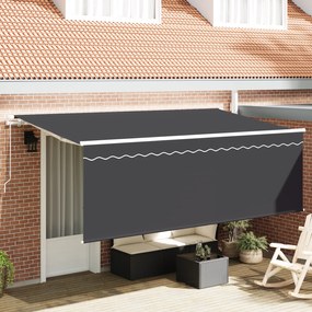 vidaXL Σκηνίτσα Αναδιπλούμενη Ανθρακί 400 x 200 cm ύφασμα