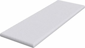 vidaXL Στρώμα επικάλυψης Λευκό 70 x 200 cm Υφασμα Jacquard
