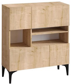 Μπουφές Krista 793ELG1806 100x125x35cm Oak