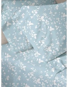 Παπλωματοθήκη Menta Εμπριμέ 040 Aqua Υπέρδιπλη (230x250)