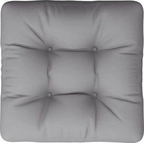 vidaXL Μαξιλάρι Παλέτας Γκρι 60 x 60 x 12 εκ. Υφασμάτινο