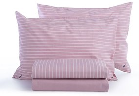 Σεντόνια Nau Coast (Σετ 4τμχ) Rose Nef-Nef Homeware Διπλό 200x270cm 100% Βαμβακερό Περκάλι