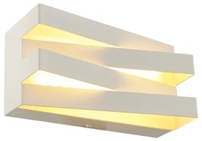Απλίκα Φωτιστικό Τοίχου LED 12W 3000K 960LM 20X11X9CM MILANO Aca-V80LEDW20WH-Λευκό V80LEDW20WH