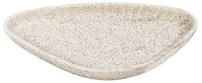 Πιάτο Φρούτου Τριγωνικό Stoneware Gobi White-Sand Matte ESPIEL 20x11x2,6εκ. OW2032K6