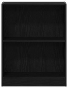 vidaXL Βιβλιοθήκη Μαύρη 60x24x76 εκ Επεξεργασμένο Ξύλο