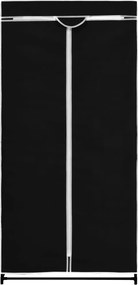 vidaXL Ντουλάπες 2 τεμ. Μαύρες 75x50x160 εκ.