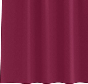 vidaXL Κουρτίνες Μαύρης Ύφανσης με Δαχτυλίδια 2 pcs Κόκκινο