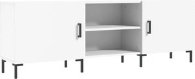 vidaXL Έπιπλο Τηλεόρασης Λευκό 150x30x50 εκ. από Επεξεργασμένο Ξύλο