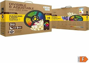 LED ταινίες Muvit iO Μαύρο Πολύχρωμο Χρυσό F 5 m