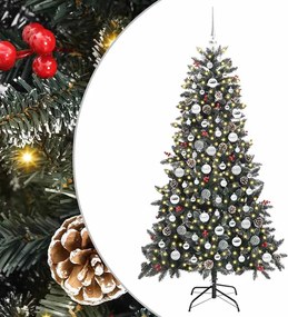 vidaXL Τεχνητό Χριστουγεννιάτικο Δέντρο με 300 LED Πράσινο 180 cm