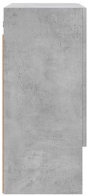 vidaXL Ντουλάπι Τοίχου Γκρι Σκυρ. 60x31x70 εκ. Επεξεργασμένο Ξύλο