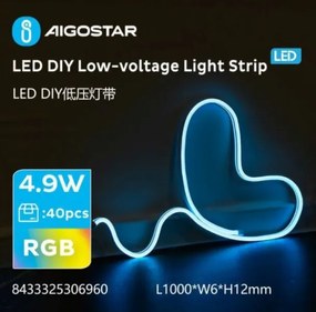 Ταινία LED 1m 120LED πολύχρωμη RGB USB aigostar AIGOSTAR