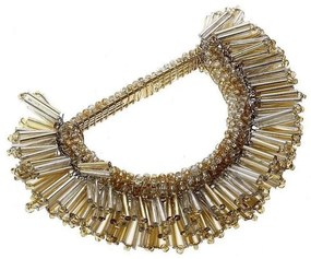 Δαχτυλίδι Πετσέτας YRA203K6 7,7cm Gold Espiel Metal, Glass