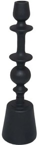 Κηροπήγιο Artiom 032482 9x9x34cm Black Aluminium