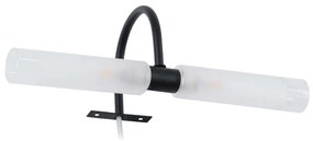 Φωτιστικό Τοίχου - Απλίκα Flora 60412 G9 IP44 31x13x12cm Black GloboStar Aluminium, Glass