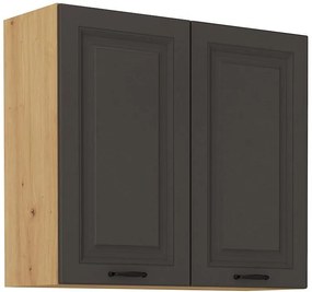 Κρεμαστό ντουλάπι Yvette 80 G-72-Γραφίτης