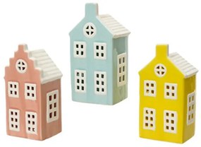 Beauty Home Διακοσμητικό Σπίτι από Πορσελάνη 7,8 x 6,3 x 15 cm  Βεραμάν