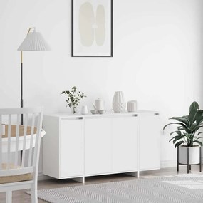 vidaXL Πλαϊνό γραφείο Λευκό 135 x 41 x 69 cm Επεξεργασμένο ξύλο