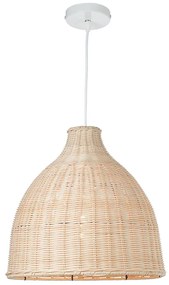 Φωτιστικό Κρεμαστο Aca ML1013011N OIA Μπεζ/Κρεμ (Beige/Creme)