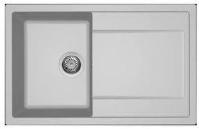 Νεροχύτης κουζίνας LIFE 300 Aluminium 79 ELLECI 79x50cm