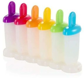 Φόρμες Για Παγωτό Mini Bambini (Σετ 6Τμχ) 668217 Φ4x18x10,5cm Multi Tescoma Πλαστικό