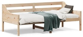 vidaXL Κρεβάτι ημέρας χωρίς στρώμα 75x190 cm Στερεό ξύλο πεύκο