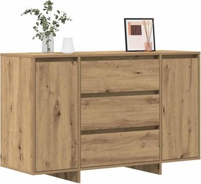 vidaXL Πλαϊνό γραφείο Artisan Oak 120 x 41 x 75 εκ. Επεξεργασμένο ξύλο