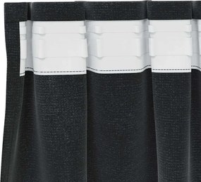 vidaXL Κουρτίνες συσκότισης 2 τμχ. Μαύρο 140 x 140 cm Βελούδο