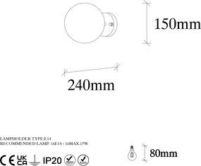 Wall Lamp Atmaca - 10230 Black
Cream