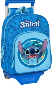 Σχολική Τσάντα με Ρόδες Stitch Μπλε 26 x 34 x 11 cm
