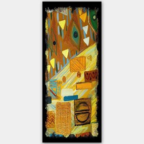 Πίνακας Καμβάς 451ERN1974 50x120cm Multi Wallity Vertical Ξύλο, Καμβάς