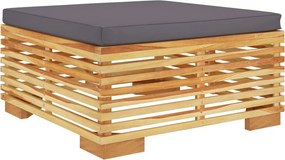 vidaXL Σαλόνι Κήπου Σετ 2 Τεμαχίων από Μασίφ Ξύλο Teak