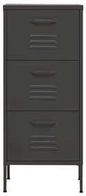 vidaXL Ντουλάπι Αποθήκευσης Ανθρακί 42,5x35x101,5 εκ. από Ατσάλι