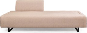 3-Seat Sofa-Bed Infinity with Side Table - Beige Beige
