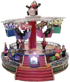 Διακοσμητικό Καρουζέλ Φωτιζόμενο Με Κίνηση & Μουσική F2035195 26x28x22cm Multi