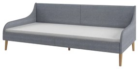 vidaXL Πλαίσιο Daybed Ανοιχτό Γκρι Υφασμάτινο
