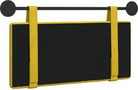 vidaXL Κρεμαστό Κεφαλάρι Κίτρινο Βελούδο