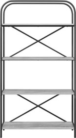 vidaXL Ράφι Βιβλίων 4 επιπέδων 80 x 30 x 146 εκ Επεξεργασμένο ξύλο